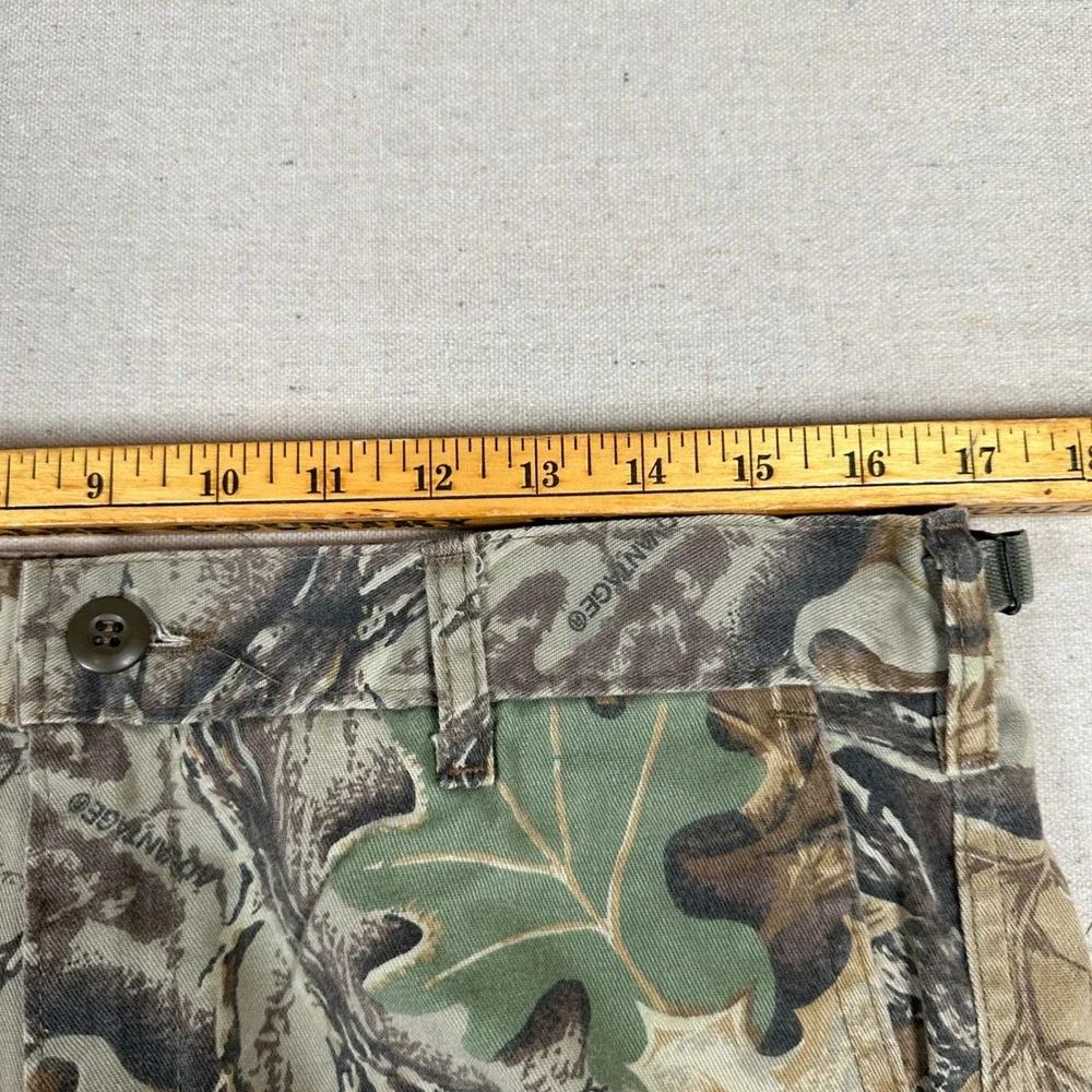 Ranger Camo Cargo‎ Pants Mens Medium Leaf Print Utility Hunting Tactical